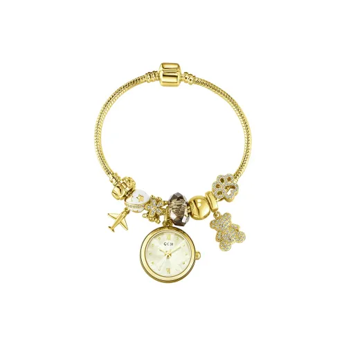 GEDI Кварцевый Movement Женские часы 28,5 мм Золотой