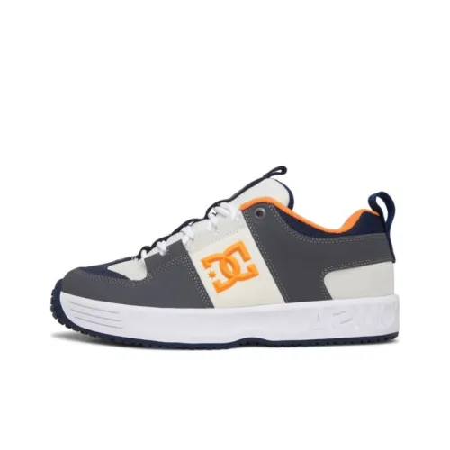 DC Shoes Lynx OG Slip Resistant Abrasion Resistant Низкий Топ Повседневная обувь Мужская Бежевый Серый Оранжевый