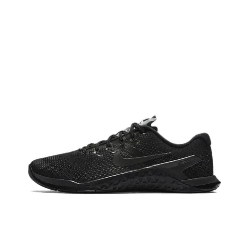 Nike Metcon 4 Slip-Resistant Abrasion-Resistant Low-Top Training Shoes Women's Black Найк Меткон 4 противоскользящие устойчивые к истиранию низкие кеды для тренировок женские черные