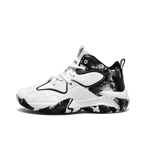 BIANSULONG Амортизаторы Slip-resistant устойчивые к истиранию высокие баскетбольные кроссовки унисекс