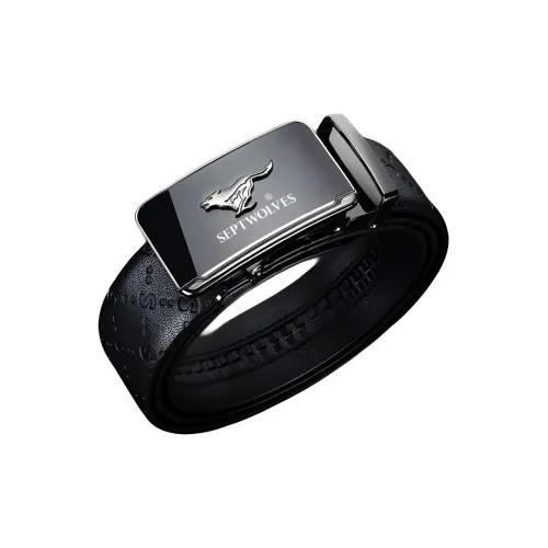 SEPTWOLVES Ремни из коровьей кожи мужской ширина 3,5 см