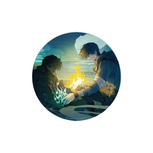 Kinbor Чжан Цилин День рождения The Lost Tomb Мерч Значок Little Brother Отражающий серебристый Horse Head Железо Значки