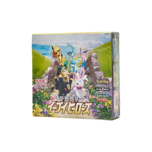 POKEMON Sword Shield Дополнительный пакет Eevee Герой Коробка Карты для дуэлей Целая коробка