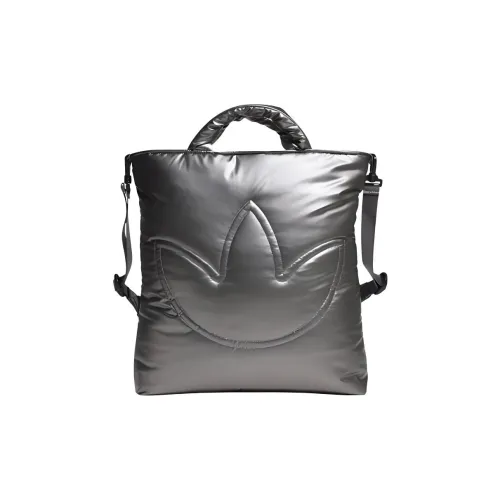 Adidas Originals Полиуретан Сумка через плечо Сумка Обычная Унисекс Серебристо-Серый