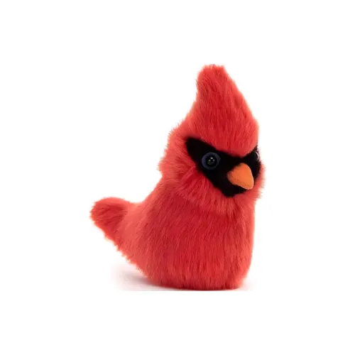 JELLYCAT Bird Collection NORTH Американский Красный Cardinal Красный топ Епископ Bird Куклы Плюшевая кукла 10,1cm Рекомендуемый рост