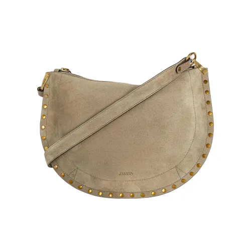 ISABEL MARANT Сумка через плечо из замши женская светло-бежевая
