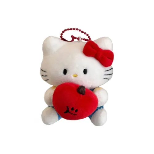 Санрио x Second Morning Hello Kitty Ключница Кукла Плюшевая Подвеска 9 см Рекомендуемая высота