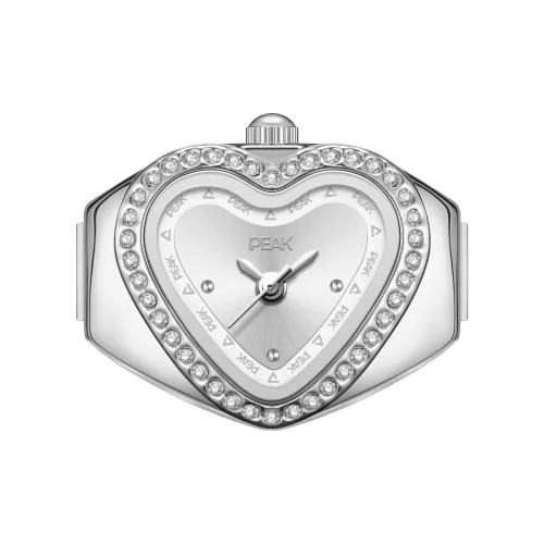 PEAK Mu Xin Collection Ring Watch Кварцевый механизм Нержавеющая сталь Ремешок Часы Унисекс Белый циферблат