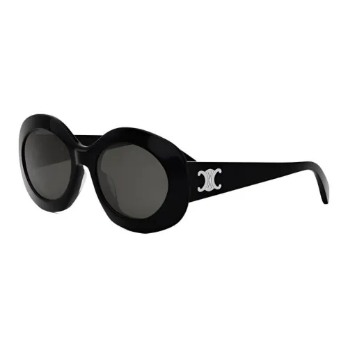 CELINE Ацетат OVAL SUNGLASSES Женские Черный