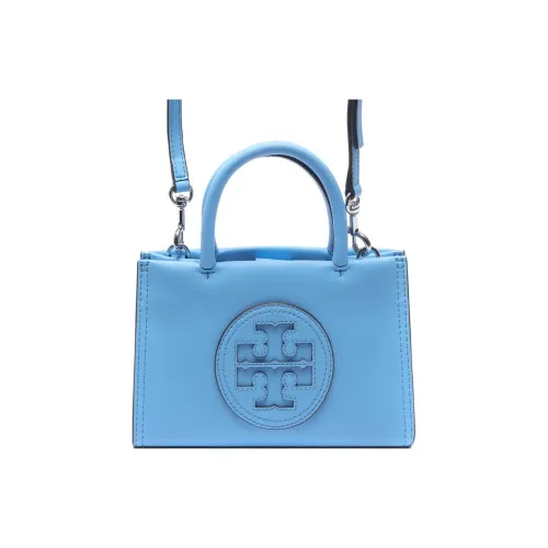 TORY BURCH Ella Сумка Tote из синтетической кожи Сумка для покупок Сумка через плечо Сумка мини Женская Небесно-голубая