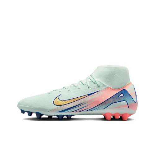 Nike Mercurial Superfly 10 Academy Slip-Resistant Abrasion-Resistant Футбольные бутсы Мужские Светло-Синие