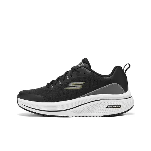 Skechers MEN'S GO Беговые кроссовки Низкий топ Черный Золотой Мужской