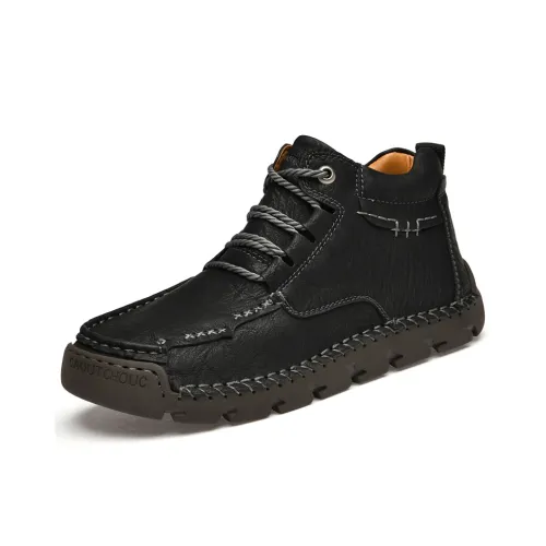 DUNNU Повседневные кожаные туфли с низким верхом мужские