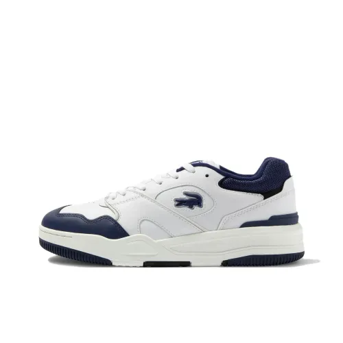 LACOSTE LINESHOT Износостойкий Низкий Топ Повседневная Обувь Мужская Белый Синий
