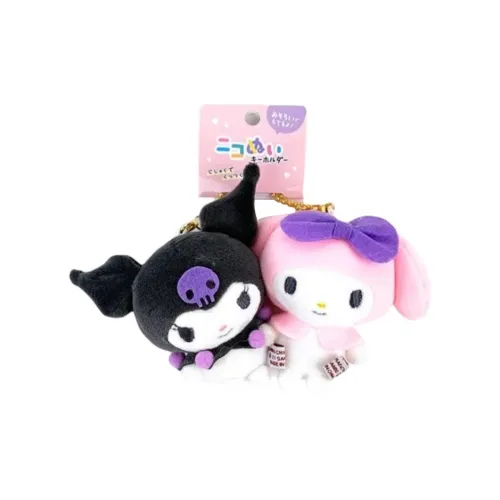 Sanrio Kuromi My Melody Магнитный Face Sticker Doll Plush Pendant 17cm Рекомендуемая высота