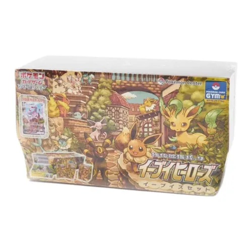 Покемон Покемон Дополнительный пакет Sword и Shield Eevee Герой Eevee Набор карт для дуэлей целая коробка