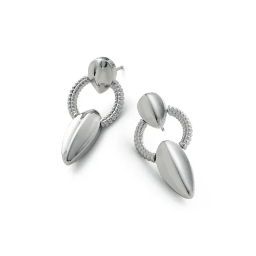 RSNY Серьги-гвоздики из меди с золотым покрытием женские