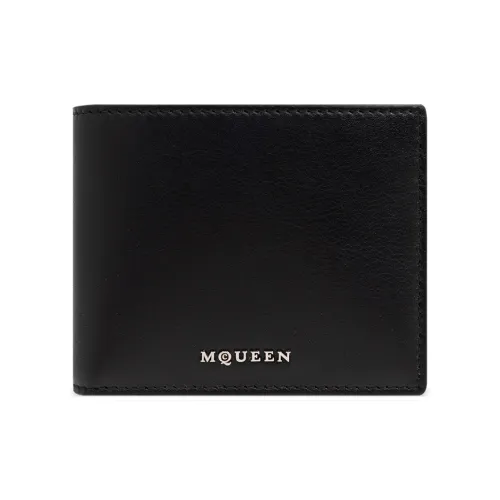 Alexander McQueen Телячья кожа Кошелек Мужской Черный