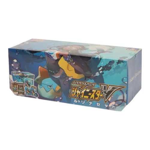 Карта Pokémon Game Игральные карты Game Sword And Shield DELUXE Пачка Яркий Звезда V Lurina Набор карт для дуэлей Целая коробка