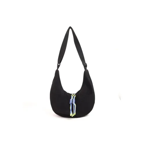 Single Warehouse Нейлоновая Сумка через плечо Стандартная Унисекс Черная Оранжевая Хаки Зеленая