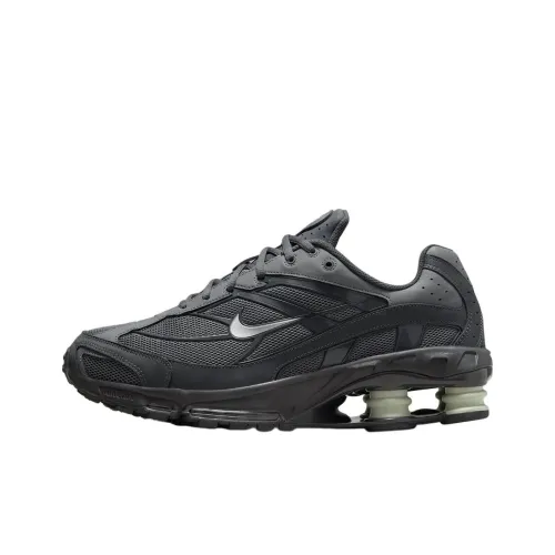 Кроссовки для бега Nike Shox Ride 2, низкие, топ, черные, унисекс