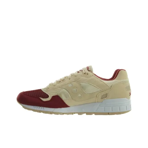 Saucony Shadow 5000 Slip-Resistant и Breathable Low-Top Повседневные Беговые Кроссовки Мужские Бежево-Красные
