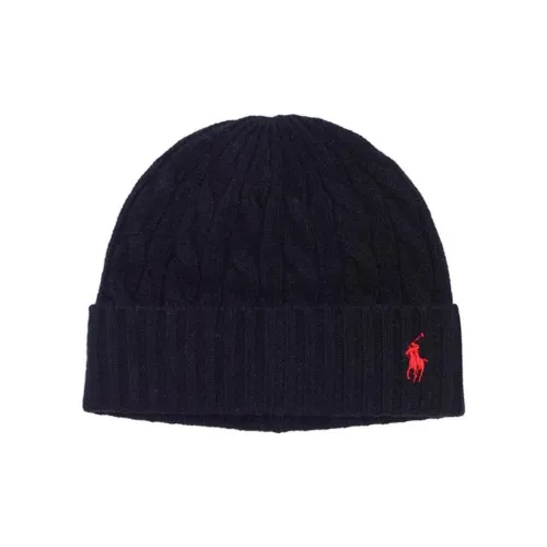 Polo Ralph Lauren Тонкая шерсть мериноса нейлон волокно шапки-бини мужской многоцветный