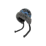 Флисовая отделка, жаккард, шнуровка - темно-серый