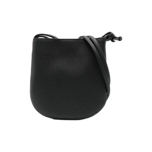 LONGCHAMP Le Roseau Кожа Сумка через плечо Маленькая Женская Черная