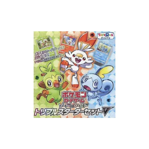 pokemon Sword Wa Shield Toy Ras Тройной Entry Уровень Clothing Sets V Карты для дуэлей Целая коробка