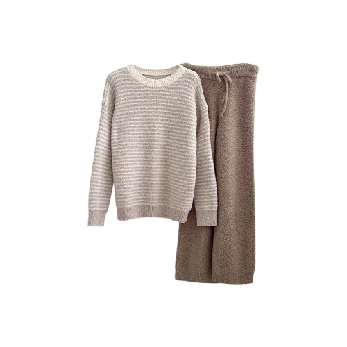 LEZIYUN Пижамный комплект женский коричневый