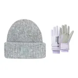 Серый Шляпа + Фиолетовый Перчатка