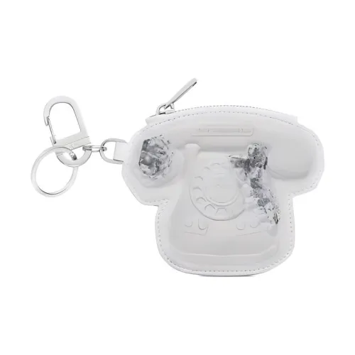 DIOR Телячья кожа Палладий Подвески Унисекс Белый