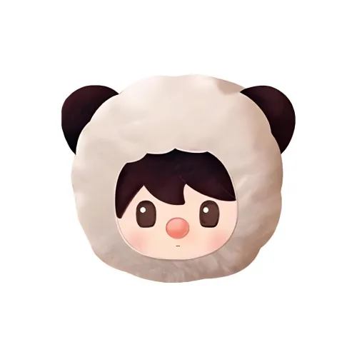 POP MART Little Sweet Bean Animal Playhouse Маленький Sweet Bean Милый Companion Серый Trend Основанные продукты 30 см