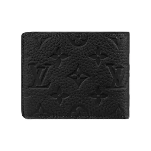 LOUIS VUITTON Кошелек из коровьей кожи Мужской Черный
