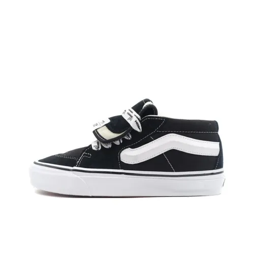 HOMMEGIRLS x VANS SK8 MID Топ Скейтборд Кроссовки Унисекс Черный