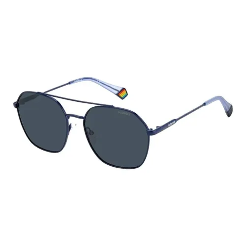 Polaroid Стальной Aviator Солнцезащитные очки Унисекс Синий