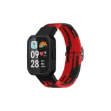 Часы Ткани вязаные Ремешок, Черный Красный