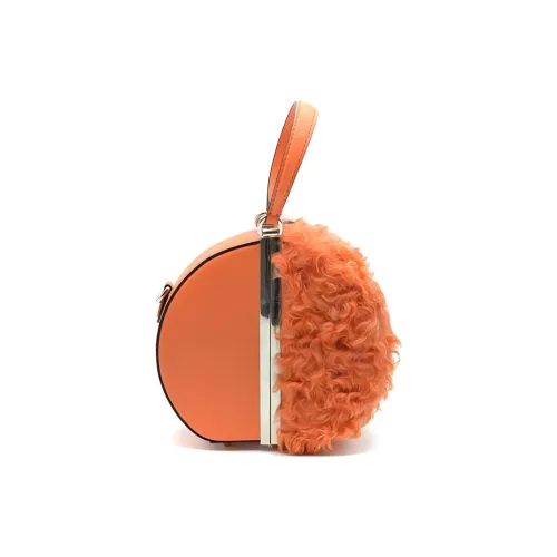 MOSCHINO Кожа Клатч Женский Оранжевый