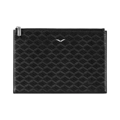 VERTU Клатчи Черный Пламя Цветочный Унисекс