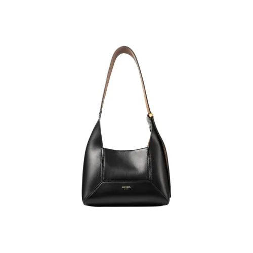 Jimmy Choo Телячья кожа Сумка через плечо Маленькая Женская Черная