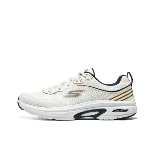 Skechers Go Run Arch Fit Low Топ Беговые кроссовки Мужской Белый
