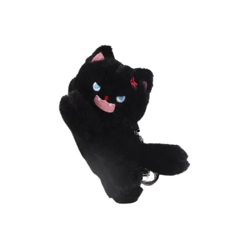LEVENKENESS Милый дизайн с питомцем Furry котенок украшение брелок плюшевая подвеска 7 см рекомендуемая высота