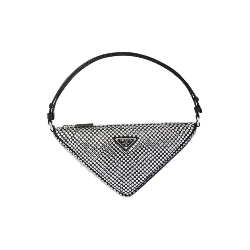 PRADA Кристальная сумка через плечо сумка обычного размера женская кристальная