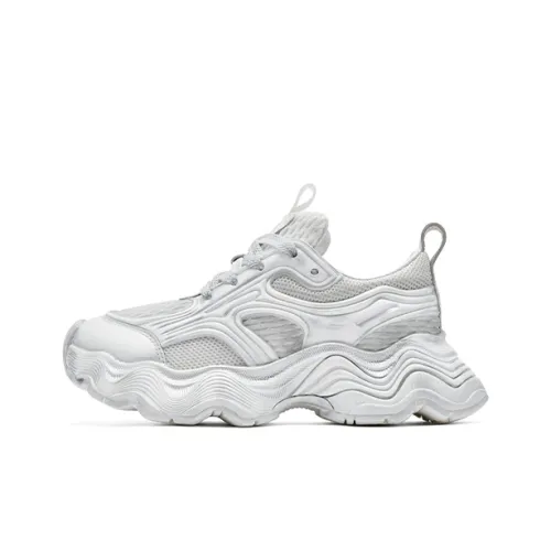 CINDY C ERIC Низкий топ толстая подошва кроссовки женские белые