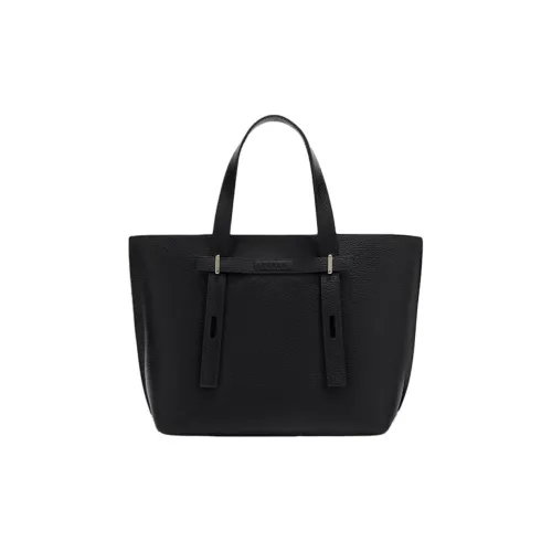 Furla Кожа Тоут Сумка Сумка для покупок Сумка среднего размера Женская Черная