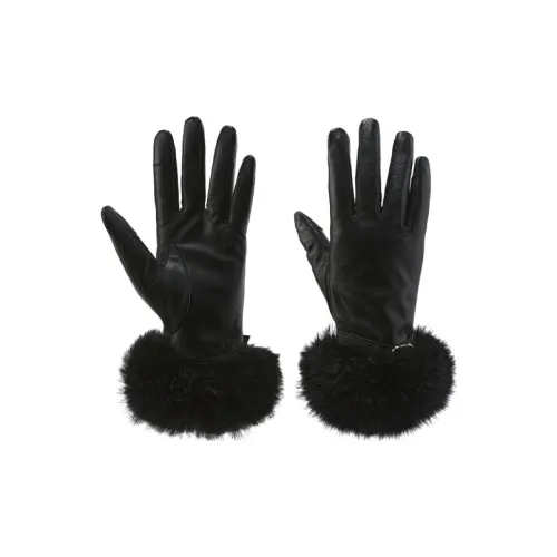 Elle Ткань 100% овечья кожа / Мех 100% кроличий мех / Подкладка 100% полиэстер / Перчатки женские