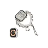 Полупрозрачный агат, цепочка, серебряный + ромб, оболочка