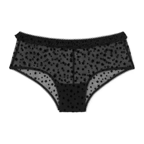 Victoria's Secret Розовый Wink Cheeky Panty Pure Black Women's Panty 1 Pack Black