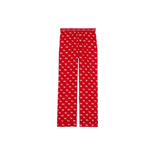 Victoria's Secret Яркий Vermillion Dogs/Красный Женские Пижамные Брюки
